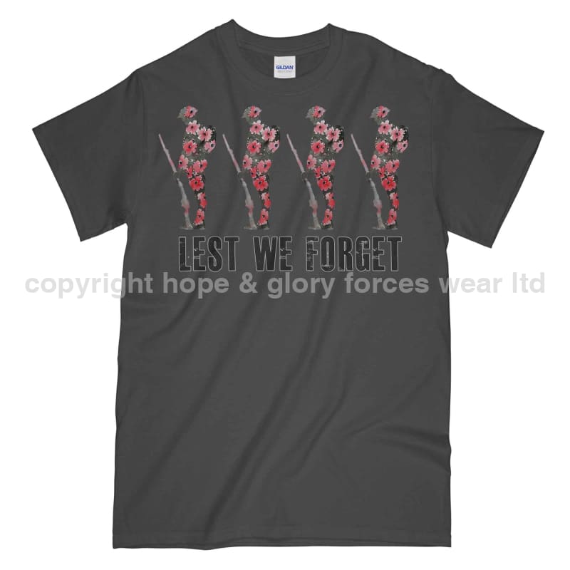 Poppy WW1 Tommy Lest We Forget Printed T-Shirt