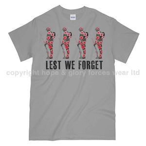 Poppy WW1 Tommy Lest We Forget Printed T-Shirt