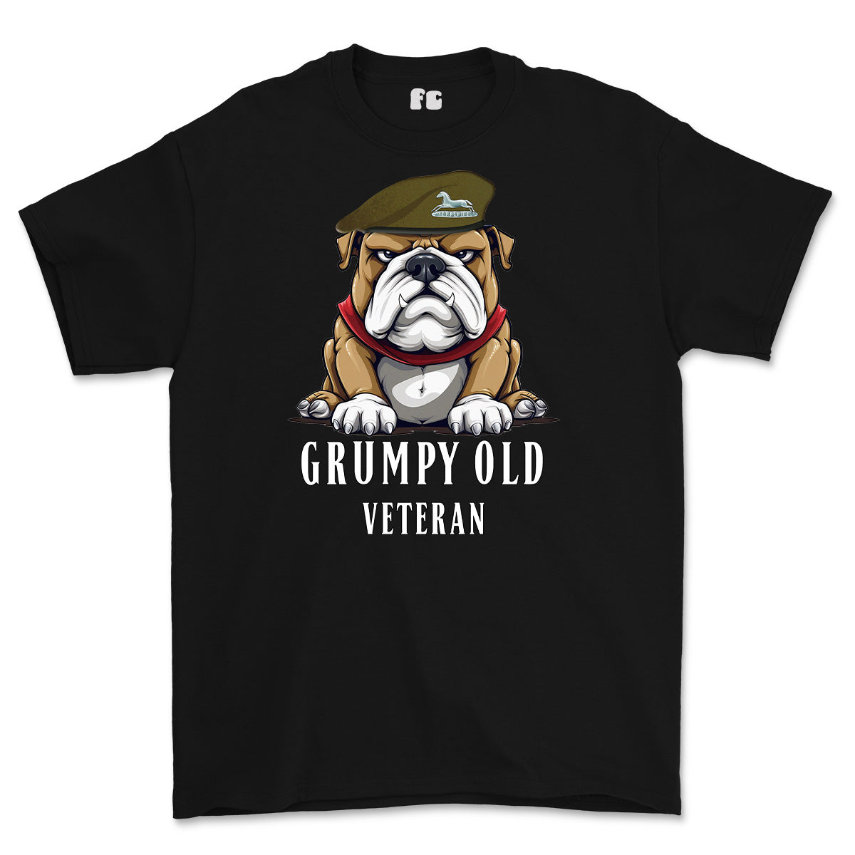 Grumpy Old POW Own Regiment of Yorkshire Veteran Printed T-Shirt