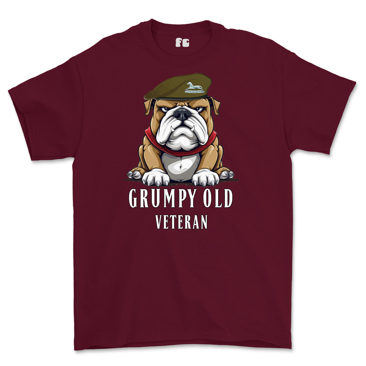 Grumpy Old POW Own Regiment of Yorkshire Veteran Printed T-Shirt