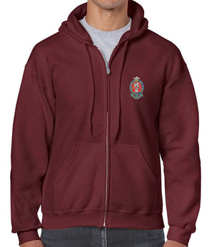 Princess of Wales' Royal Regiment Unisex Full Zip Hoodie