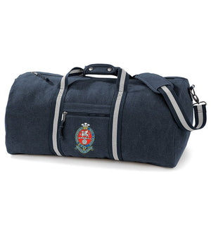 Princess of Wales' Royal Regiment Vintage Canvas Holdall