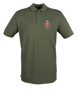 Princess of Wales' Royal Regiment Embroidered Pique Polo Shirt