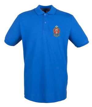 Princess of Wales' Royal Regiment Embroidered Pique Polo Shirt