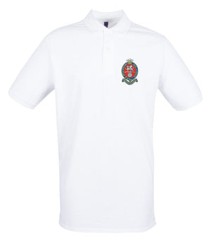 Princess of Wales' Royal Regiment Embroidered Pique Polo Shirt