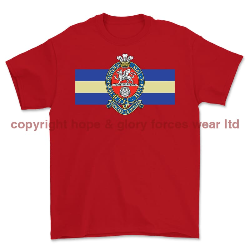 Princess Of Wales' Royal Regiment Printed T-Shirt