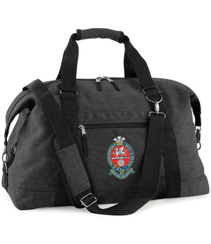 Princess of Wales' Royal Regiment Vintage Canvas Satchel