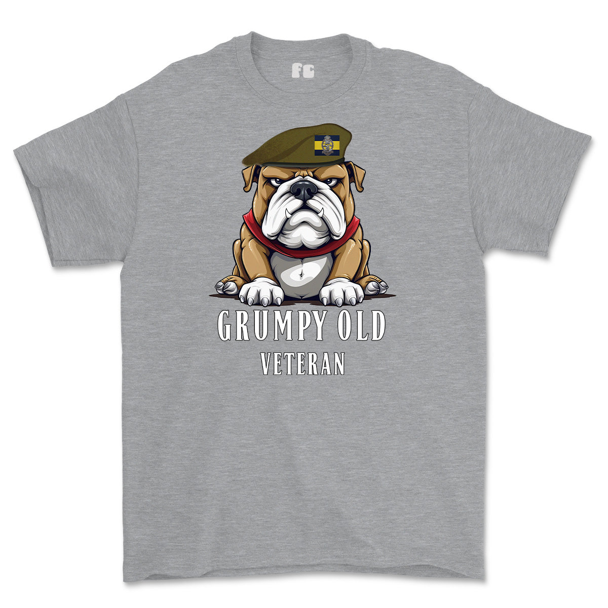 Grumpy Old PWRR Veteran Tiger Printed T-Shirt