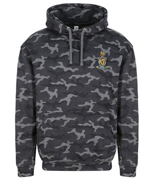 Queen's Royal Hussars Full Camo Hoodie