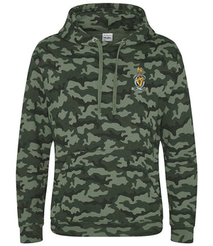 Queen's Royal Hussars Full Camo Hoodie