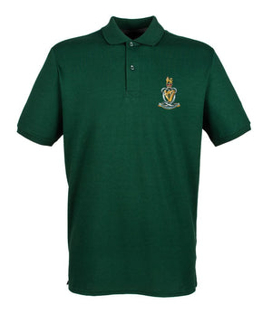 Queen's Royal Hussars Embroidered Pique Polo Shirt