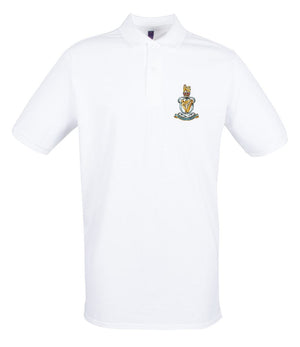 Queen's Royal Hussars Embroidered Pique Polo Shirt