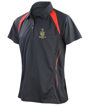 Queen's Royal Hussars Unisex Sports Polo Shirt