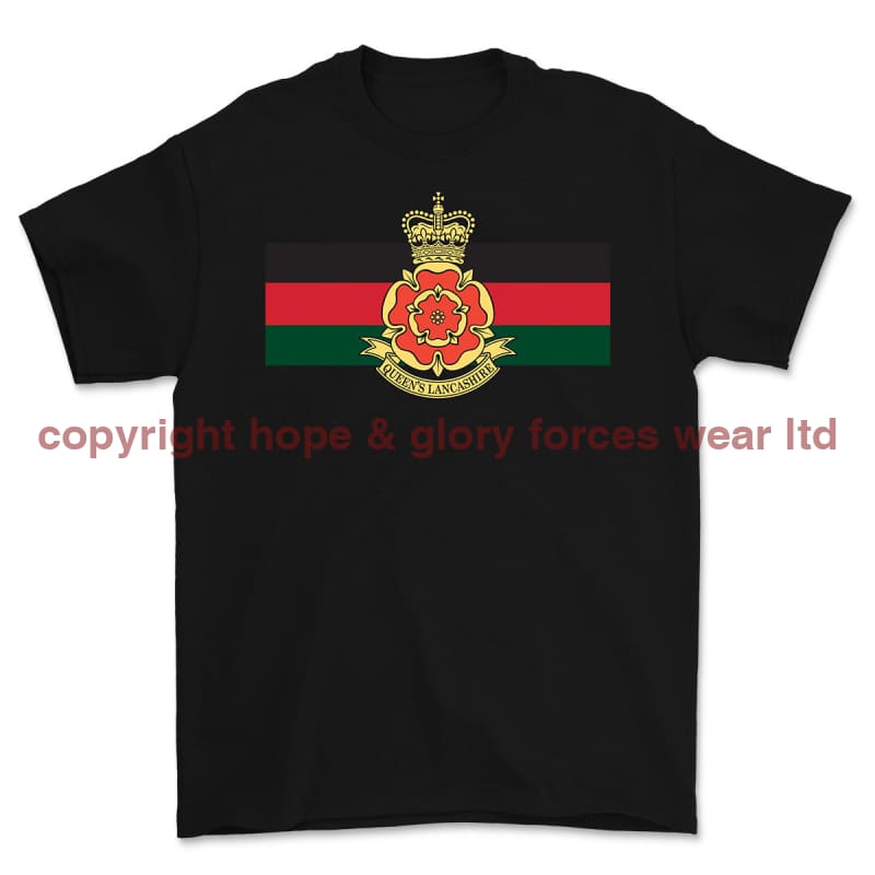 Queen's Lancashire Regiment Printed T-Shirt