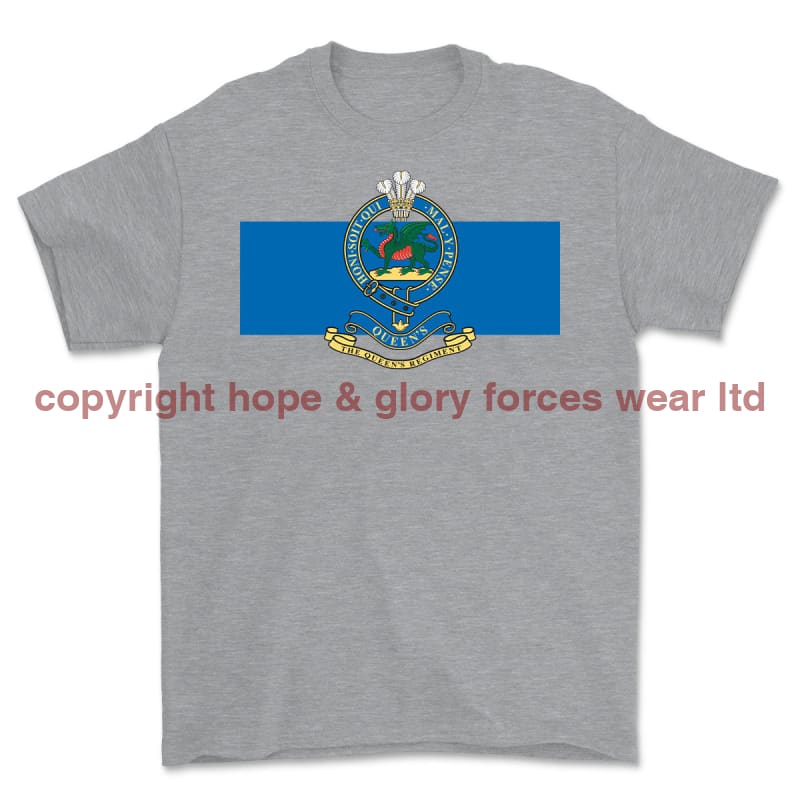 Queen's Regiment Printed T-Shirt