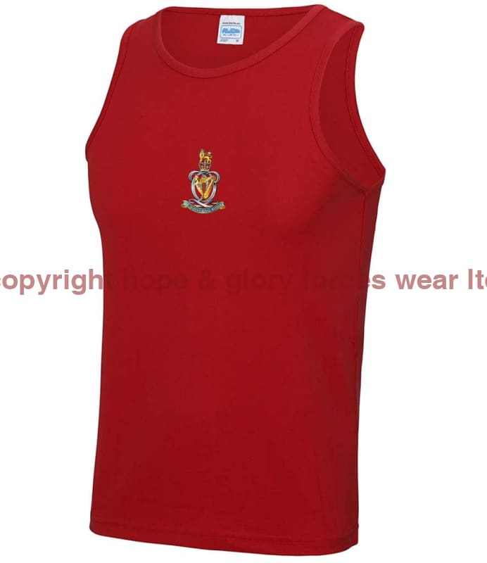 Queen's Royal Hussars Embroidered Sports Vest