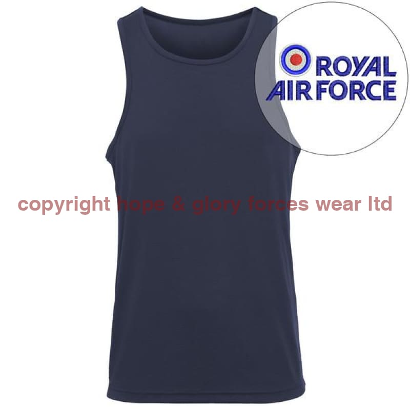 T-Shirts - RAF Embroidered Sports Vest