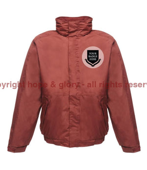 Raf Units Embroidered Regatta Waterproof Insulated Jacket Xs - 35/36 Inch Chest / Burgundy/Burgundy