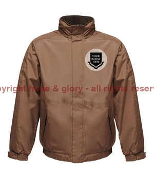 Raf Units Embroidered Regatta Waterproof Insulated Jacket Xs - 35/36 Inch Chest / Otter/Black Coats