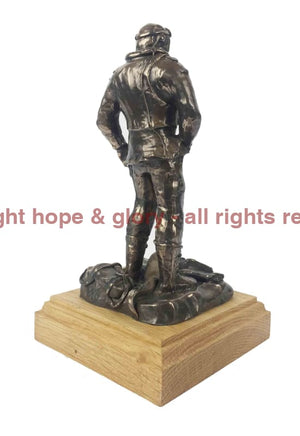 Raf World War 2 Fighter Pilot Bronze Statue Military