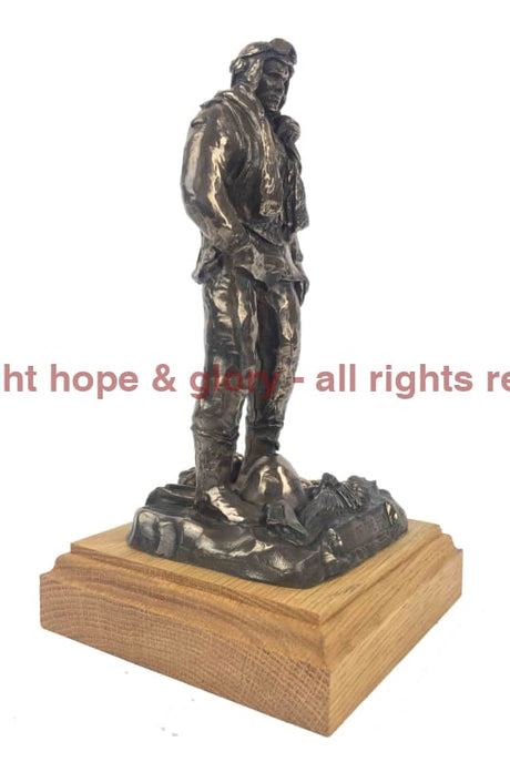 Raf World War 2 Fighter Pilot Bronze Statue Military