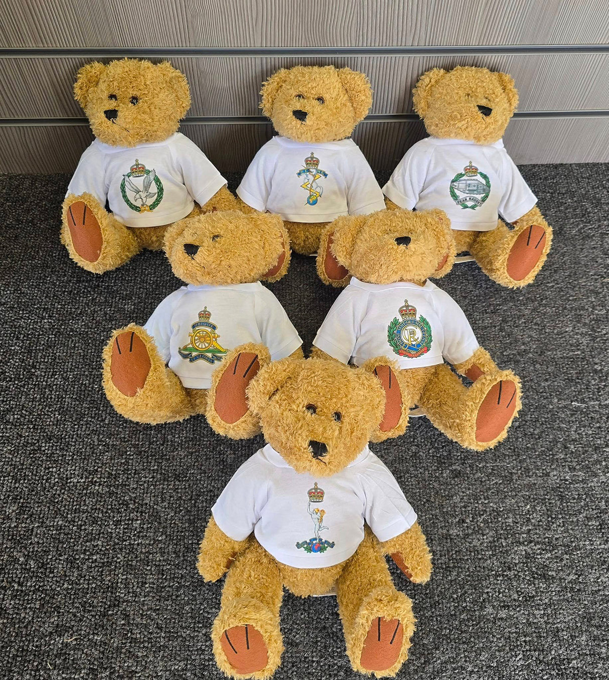 Teddy Bear with Unit Badge