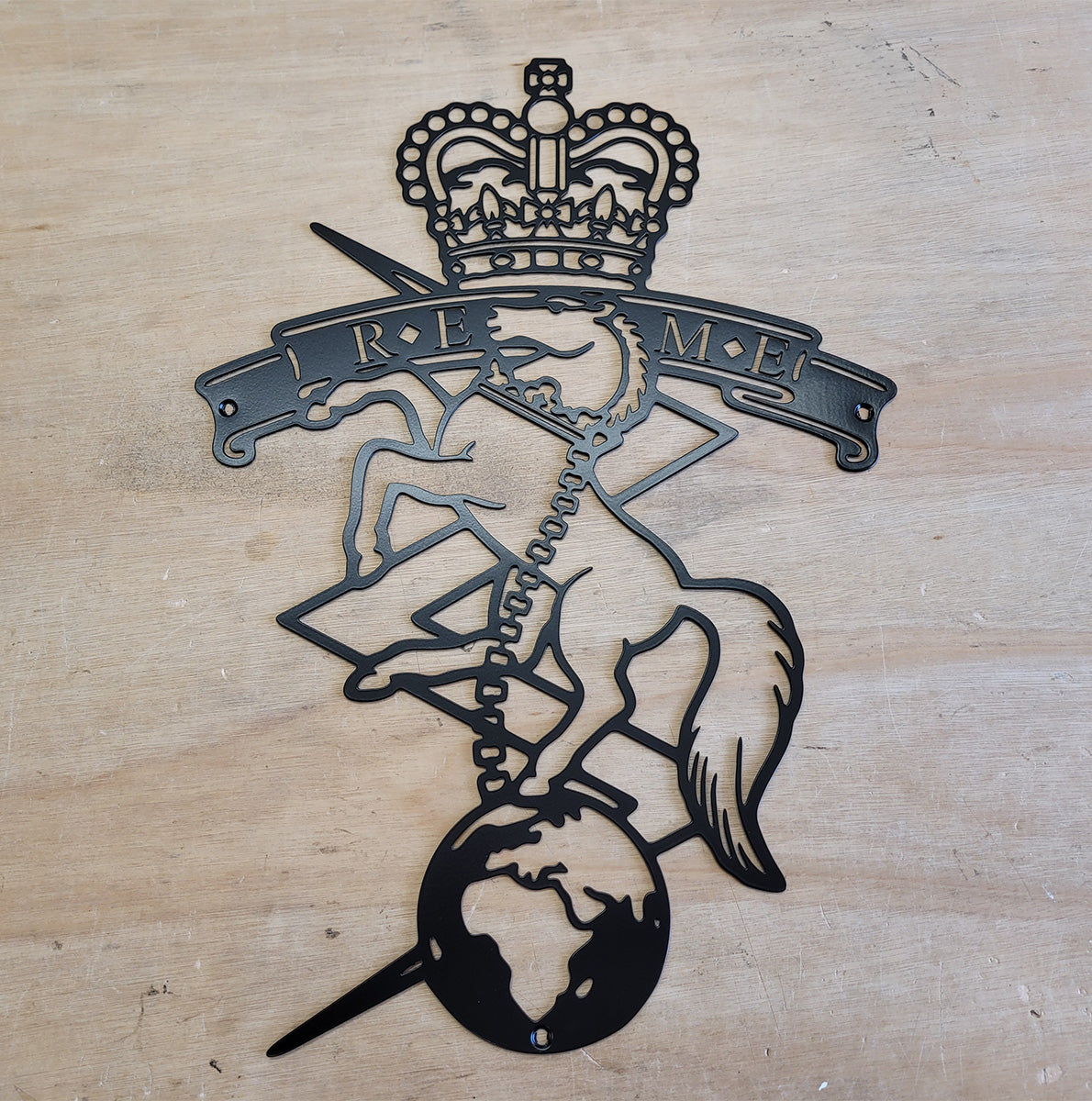 British Forces Units Badge Metal Wall Art