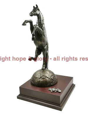 REME REARING HORSE Cold Cast Bronze Figurine