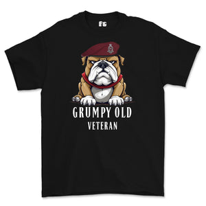 Grumpy Old 7 PARA Royal Horse Artillery Veteran Printed T-Shirt