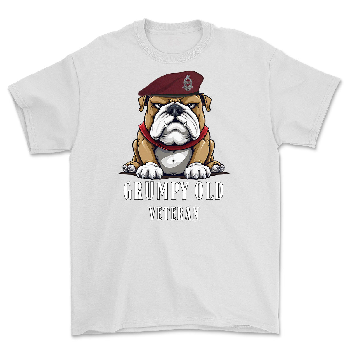 Grumpy Old 7 PARA Royal Horse Artillery Veteran Printed T-Shirt