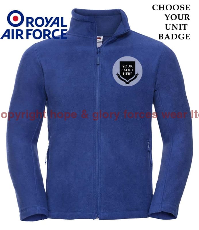 ROYAL AIR FORCE RAF UNITS Outdoor Fleece Jacket