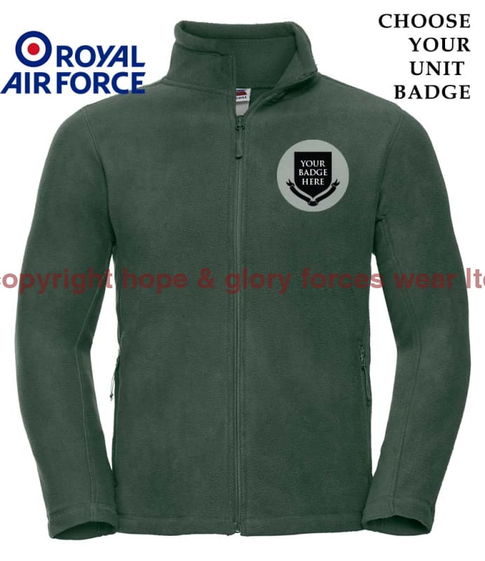 Air force green fleece jacket best sale