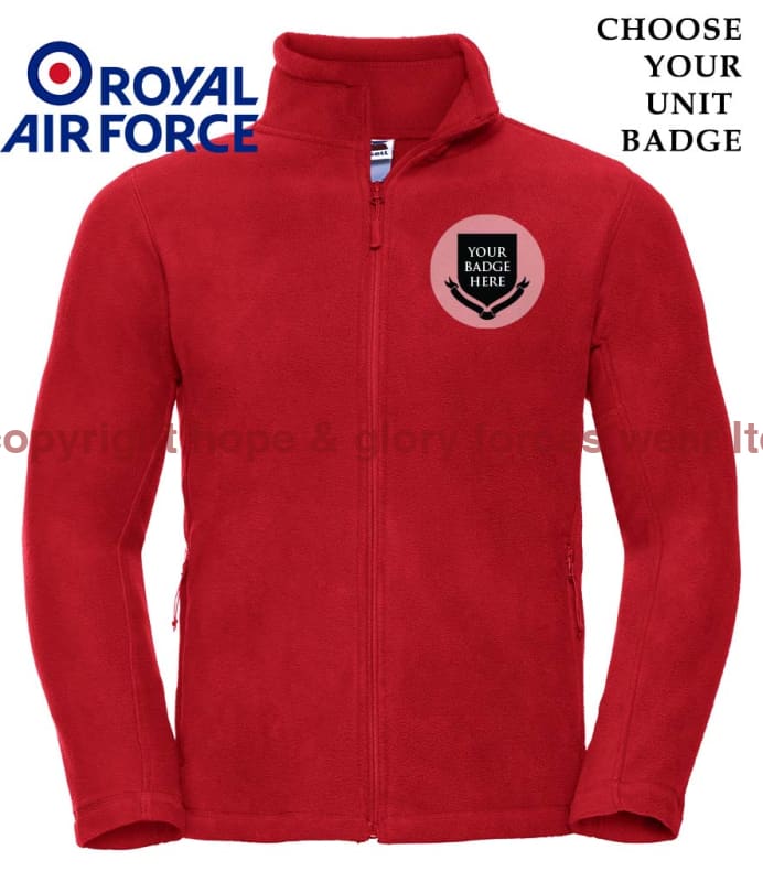 ROYAL AIR FORCE RAF UNITS Outdoor Fleece Jacket