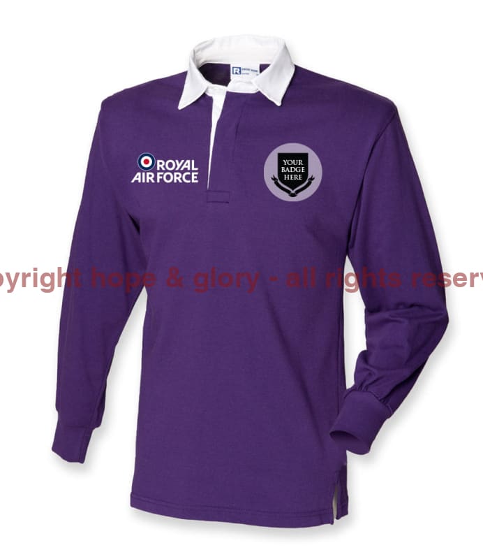 Royal Air Force UNITS Long Sleeve Men's Rugby Shirt