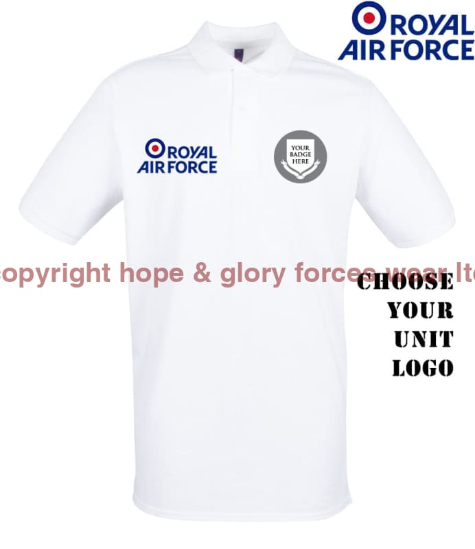 Royal Air Force UNITS Pique Polo Shirt