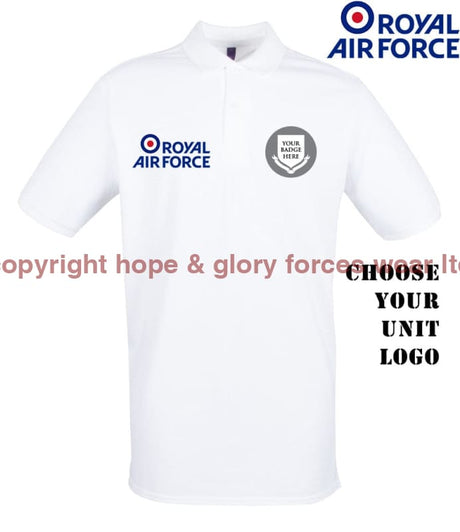 Royal Air Force UNITS Pique Polo Shirt