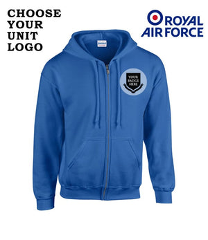 Royal Air Force Units Unisex Full Zip Hoodie