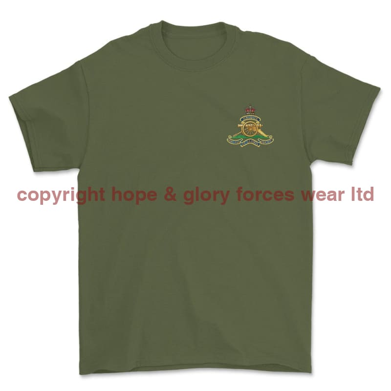 Royal Artillery Embroidered or Printed T-Shirt