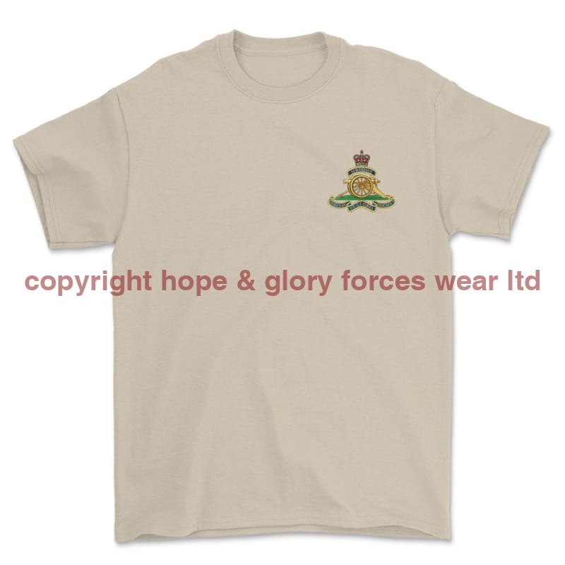 Royal Artillery Embroidered or Printed T-Shirt