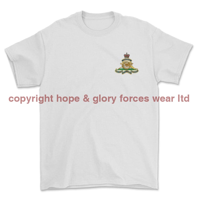 Royal Artillery Embroidered or Printed T-Shirt