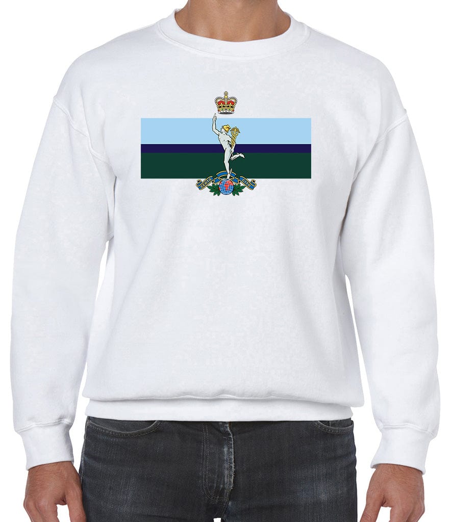 Royal Corps Of Signals Front Printed Sweater