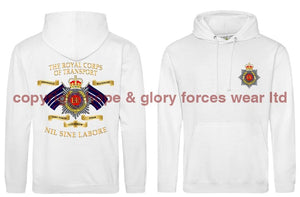 Royal Corps Of Transport Battle Honours Double Side Printed Hoodie