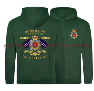 Royal Corps Of Transport Battle Honours Double Side Printed Hoodie