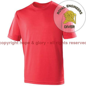 T-Shirts - Royal Engineers Diver Sports T-Shirt