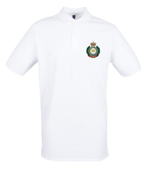 Royal Engineers Embroidered Pique Polo Shirt