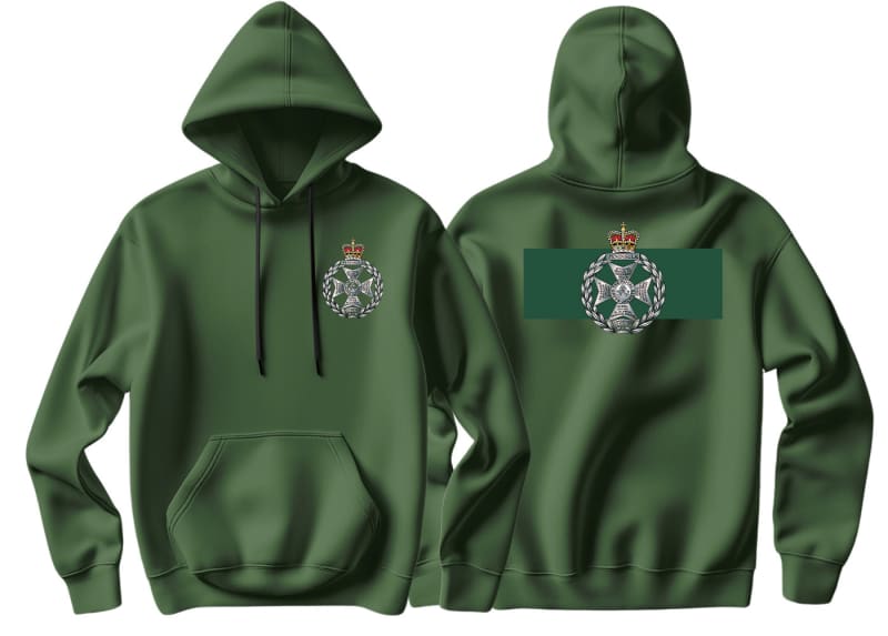 Royal Green Jackets Double Side Printed Hoodie