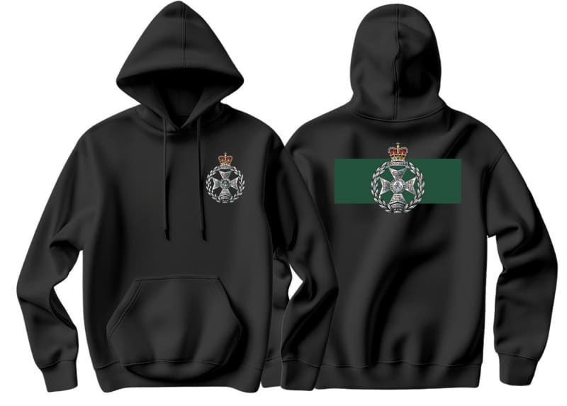 Royal Green Jackets Double Side Printed Hoodie