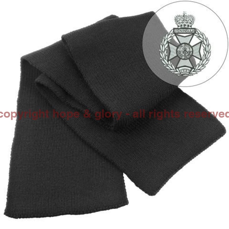 Scarf - Royal Green Jackets Heavy Knit Scarf