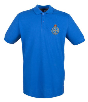 Royal Green Jackets Embroidered Pique Polo Shirt