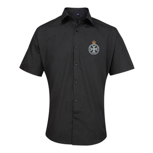 Royal Green Jackets Embroidered Short Sleeve Oxford Shirt